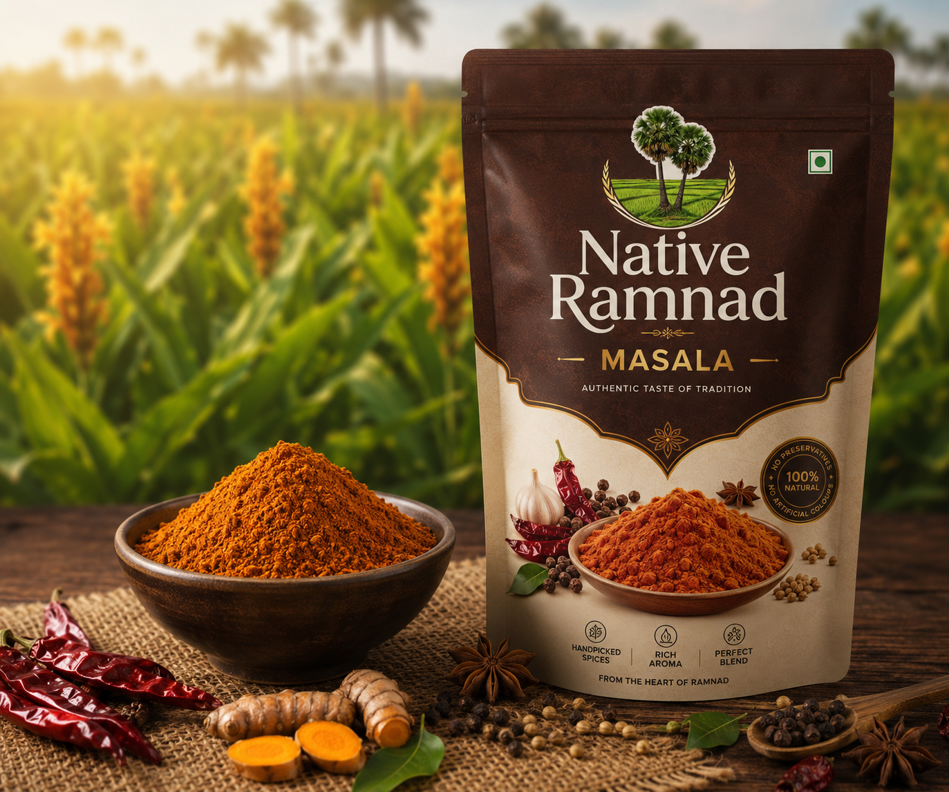 Authentic Ramanathapuram Masala online - traditional spice blend made with premium ingredients from Tamil Nadu